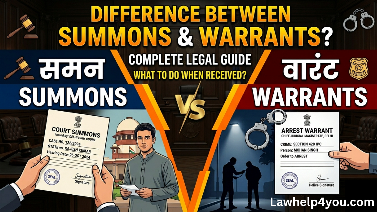 Difference Between Summons And Warrants 