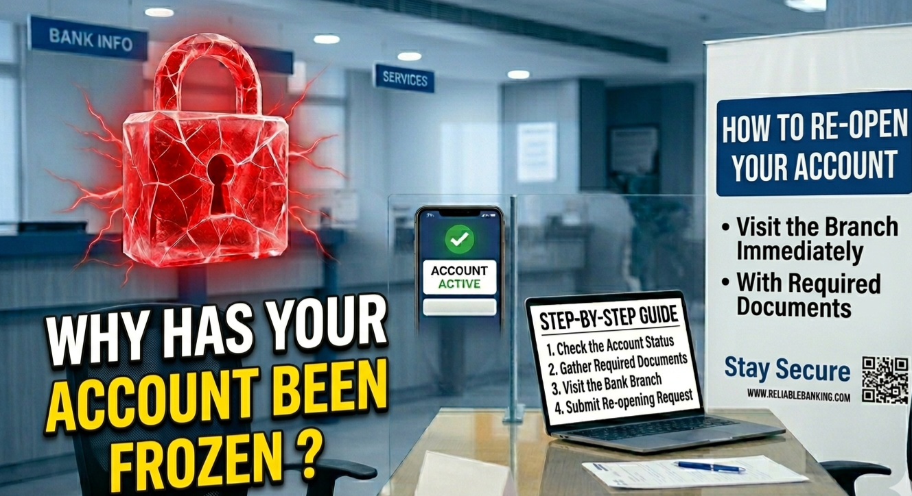 Reasons for and Solutions to a Frozen Bank Account